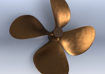 NiBrAl propeller